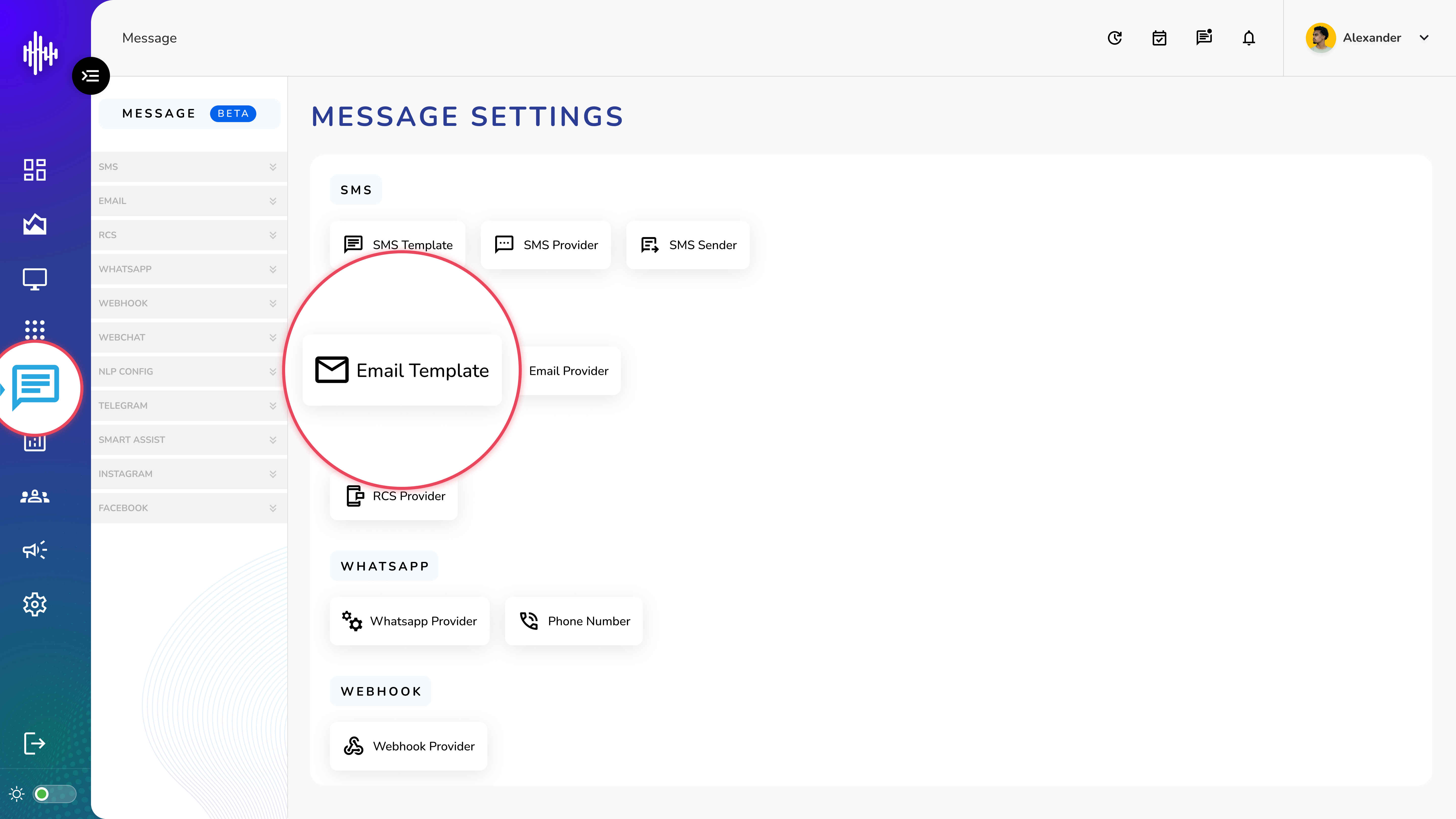 Message - Email Template